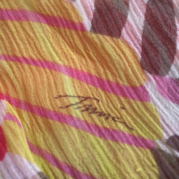 Trina Turk Floral Print Silk Belted Maxi Dress - Picture 9 of 14